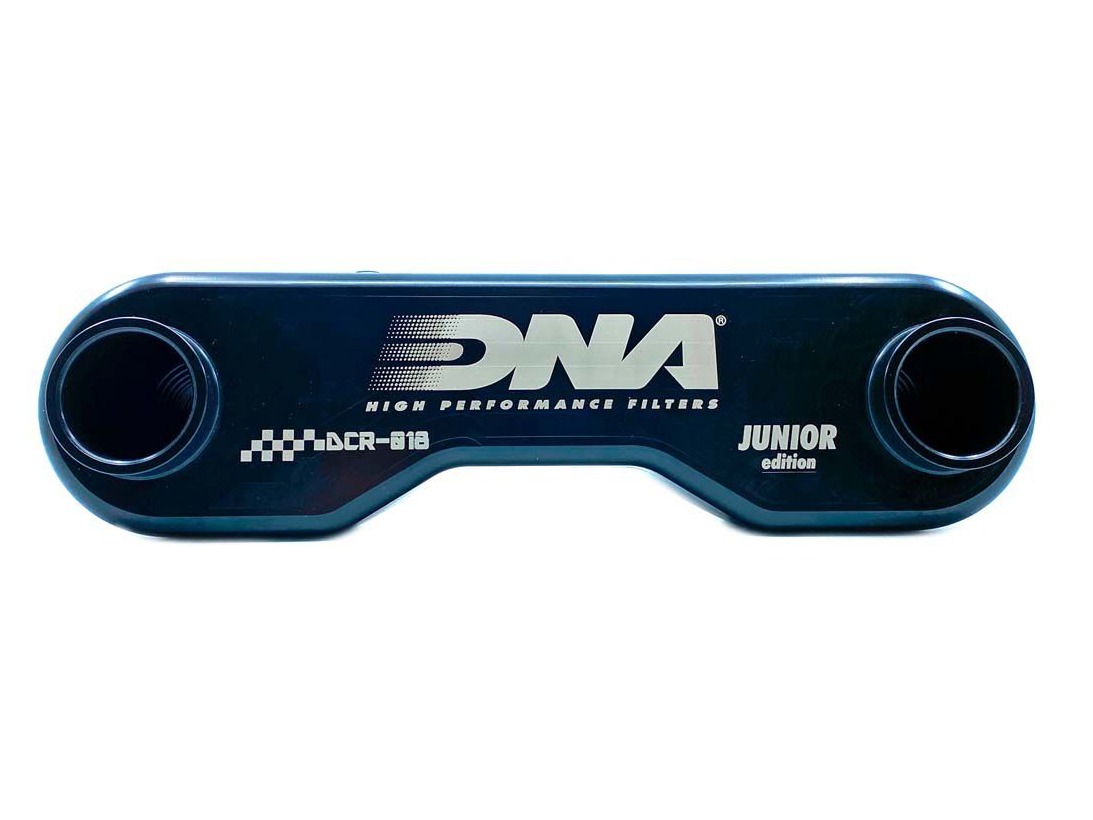 ΦΙΛΤΡΑ ΑΕΡΟΣ DNA HONDA MONKEY 125 19-21 AIRBOX KIT DERLIN CNC (LEATHER TOP) SET HEXAGONAL GREY - STAGE 3